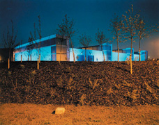 Baglan energy park, photograph at night.