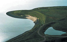 Aerial photograph of Llanelli Millennium Coastal path